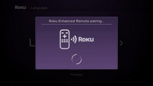 Roku Remote Pairing Screen