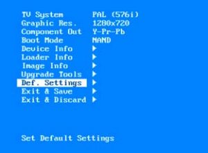 Def Settings